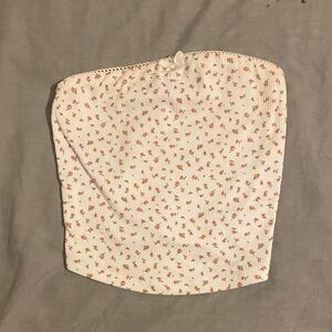 Floral Strapless Top | Never Worn